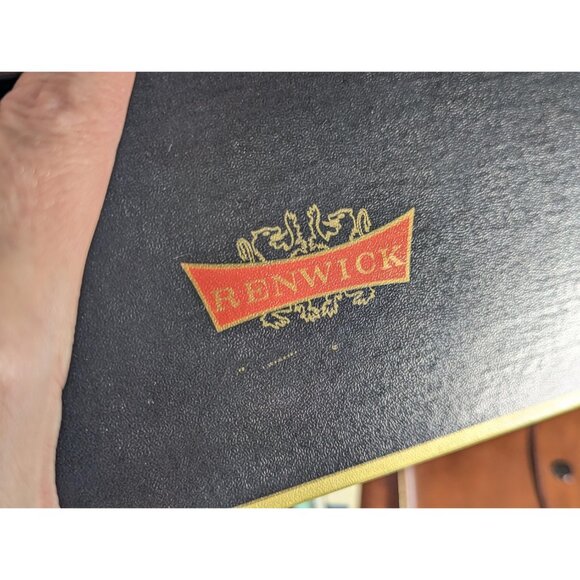 New Old Stock RENWICK brown leather bifold wallet, Granada Hide leather wallet - Picture 12 of 14